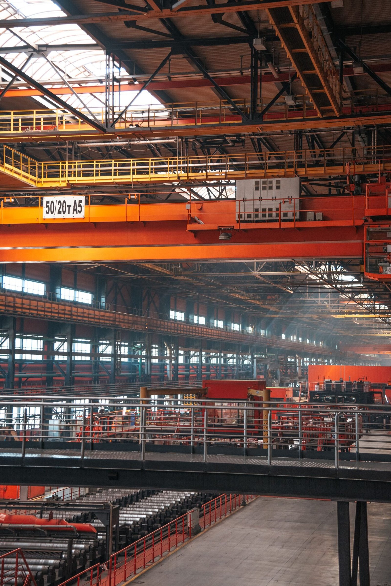 Industrial factory interior